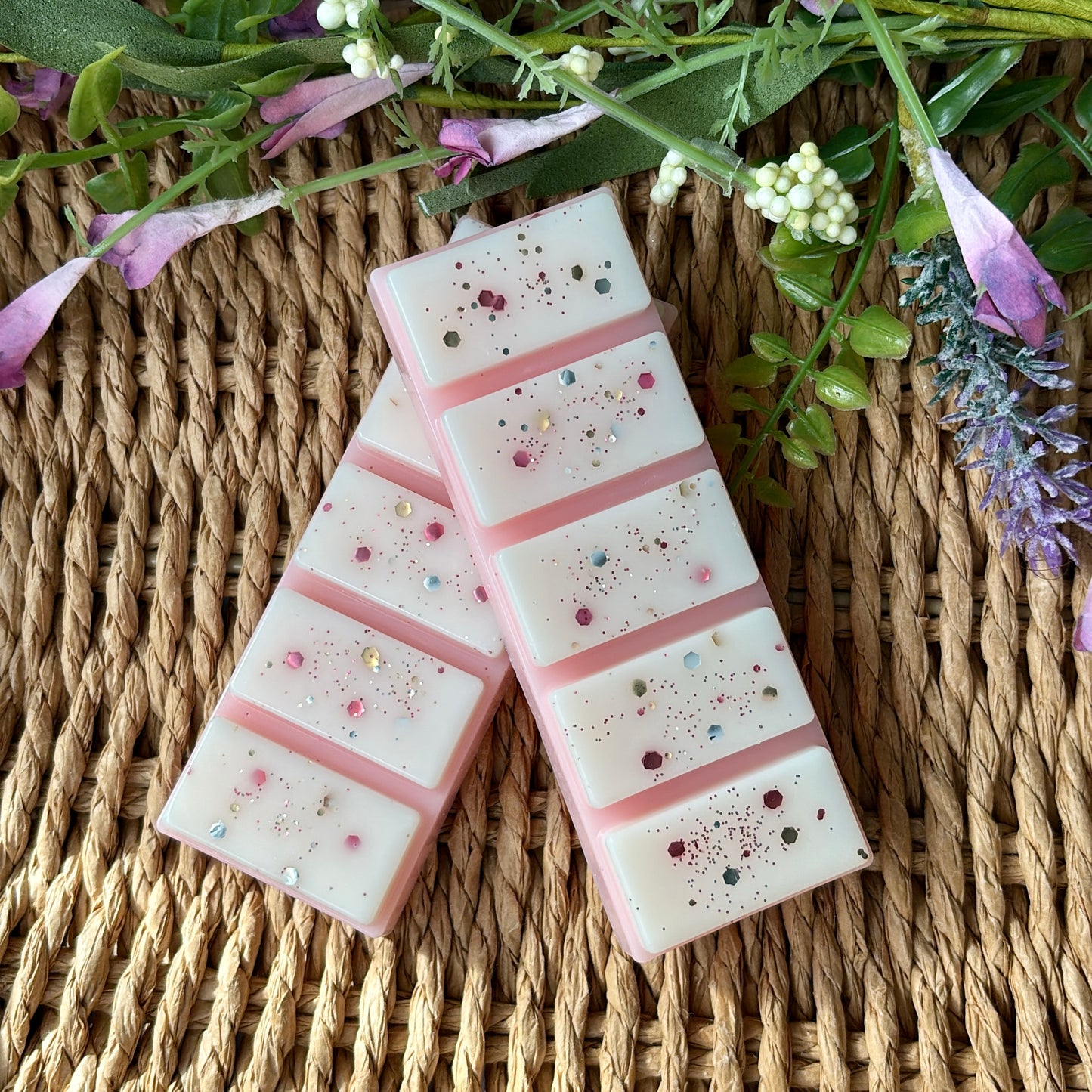 Peony Suede Wax Melt Snap Bar