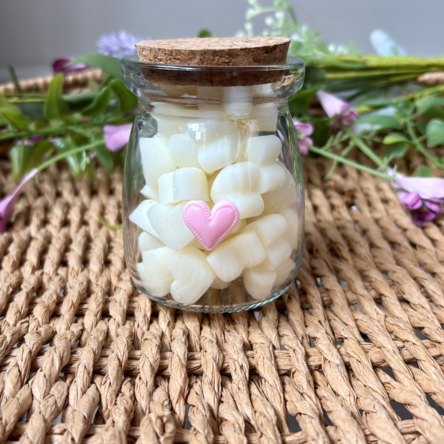 Wax Melt Jar of Hearts