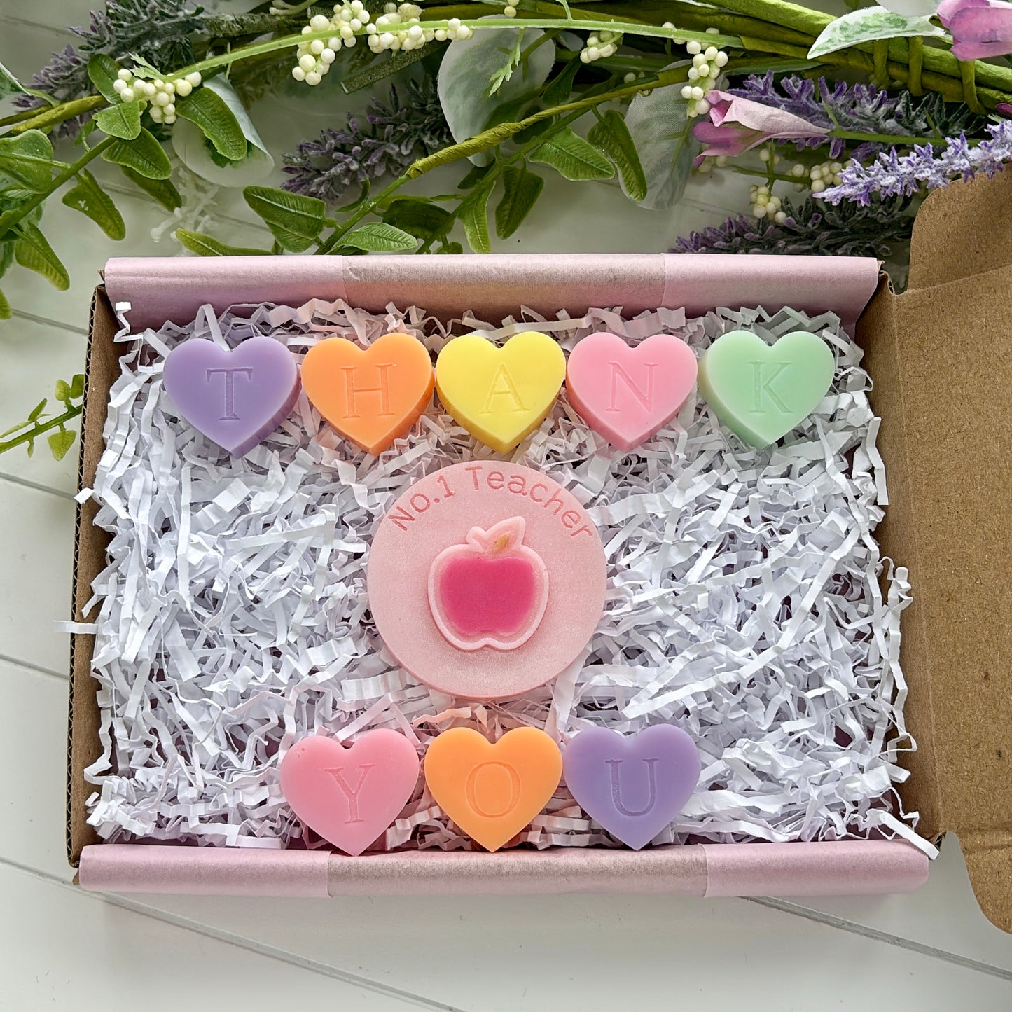 Teacher/Teaching Assistant Heart Wax Melt Gift Set