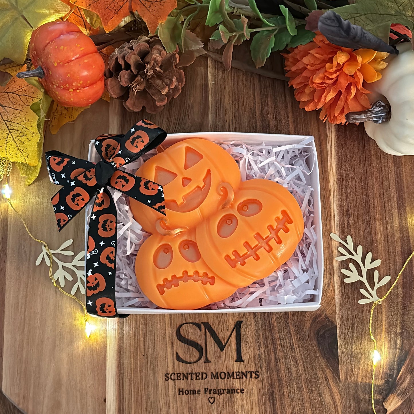 Pumpkin Wax Melt & Cauldron Style Burner Gift Set