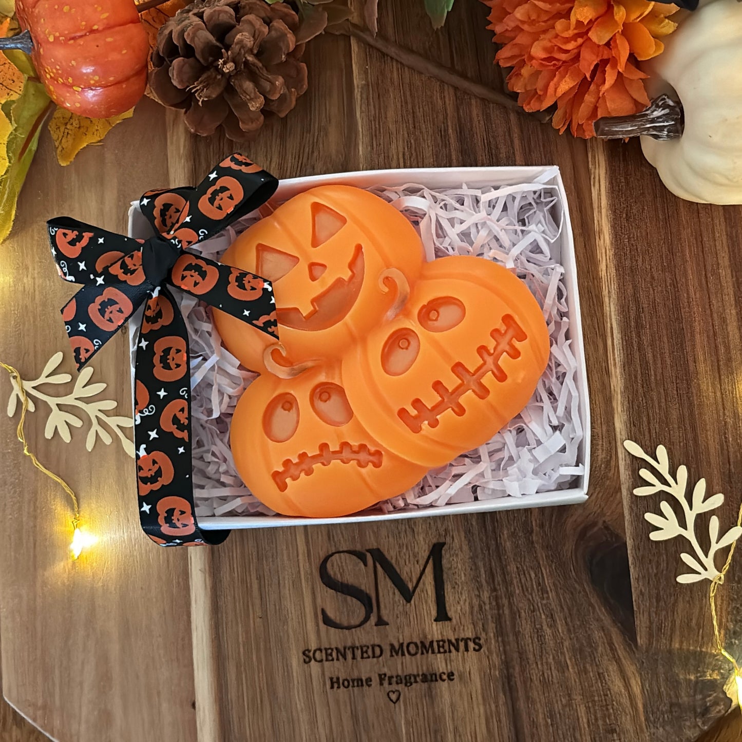 Pumpkin Wax Melt & Cauldron Style Burner Gift Set