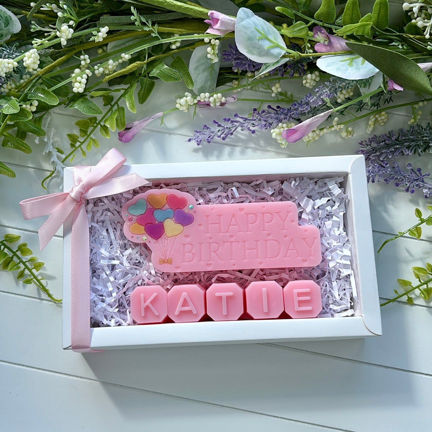 Personalised Birthday Wax Melt Gift Set
