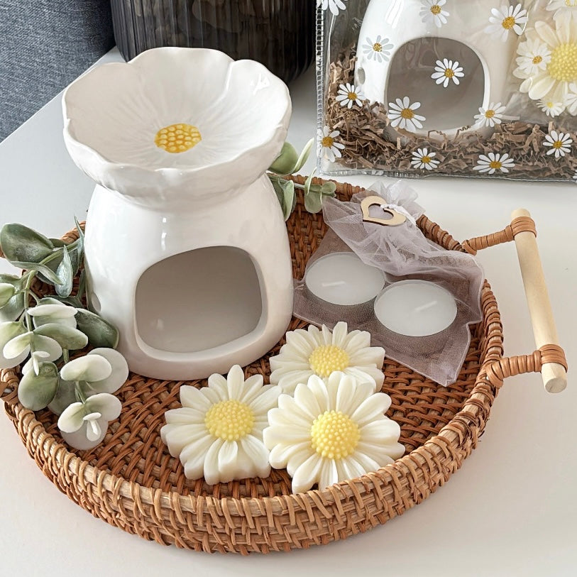 Daisy Wax Melt Burner Gift Set