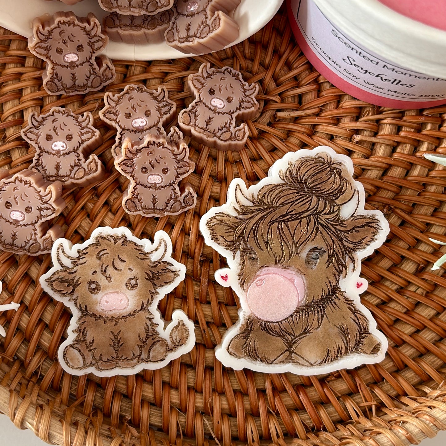 Highland Cow Wax Melt Scoopies