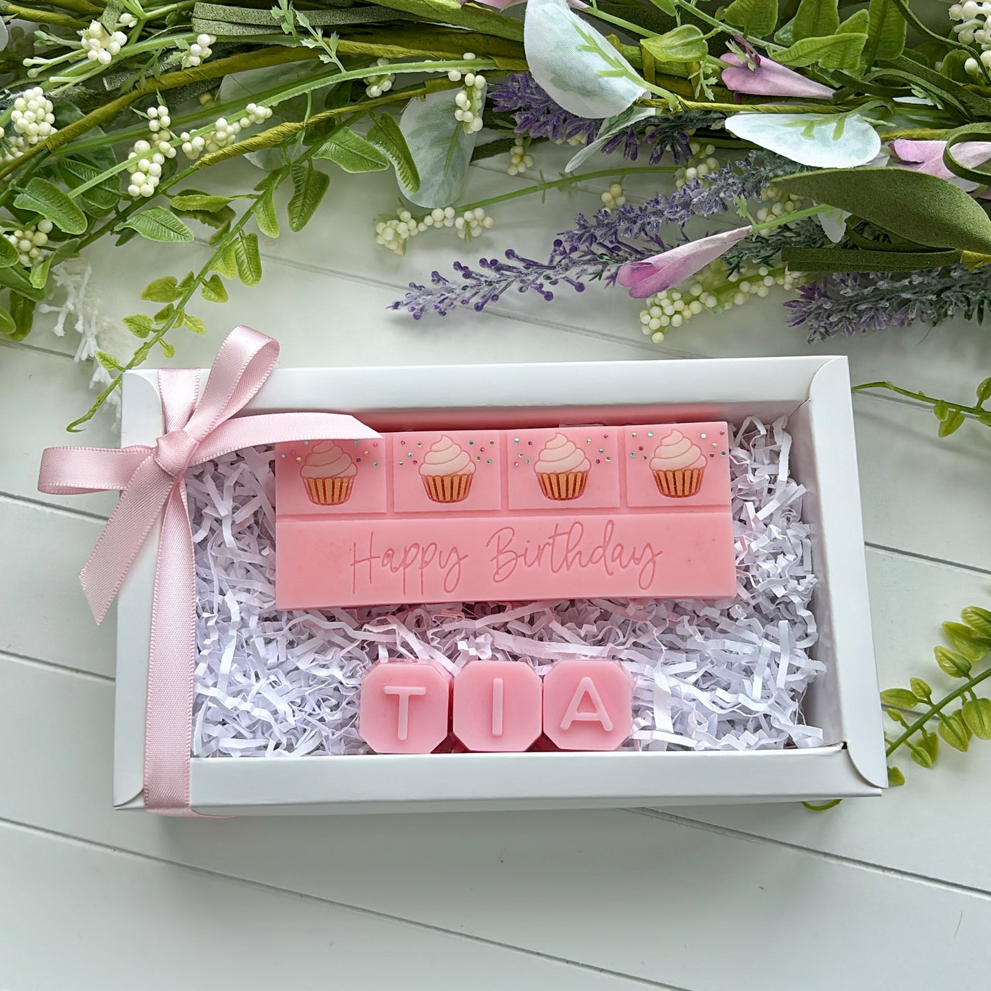 Personalised Birthday Wax Melt Gift Set