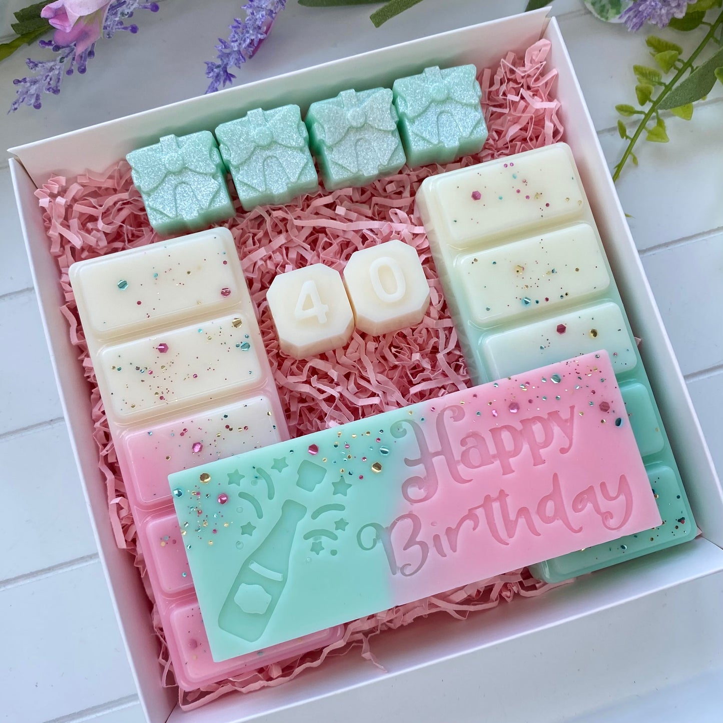Personalised Happy Birthday Wax Melt Gift Set