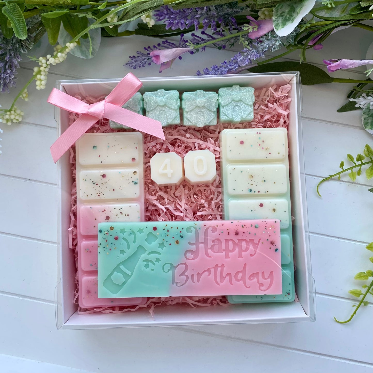 Personalised Happy Birthday Wax Melt Gift Set