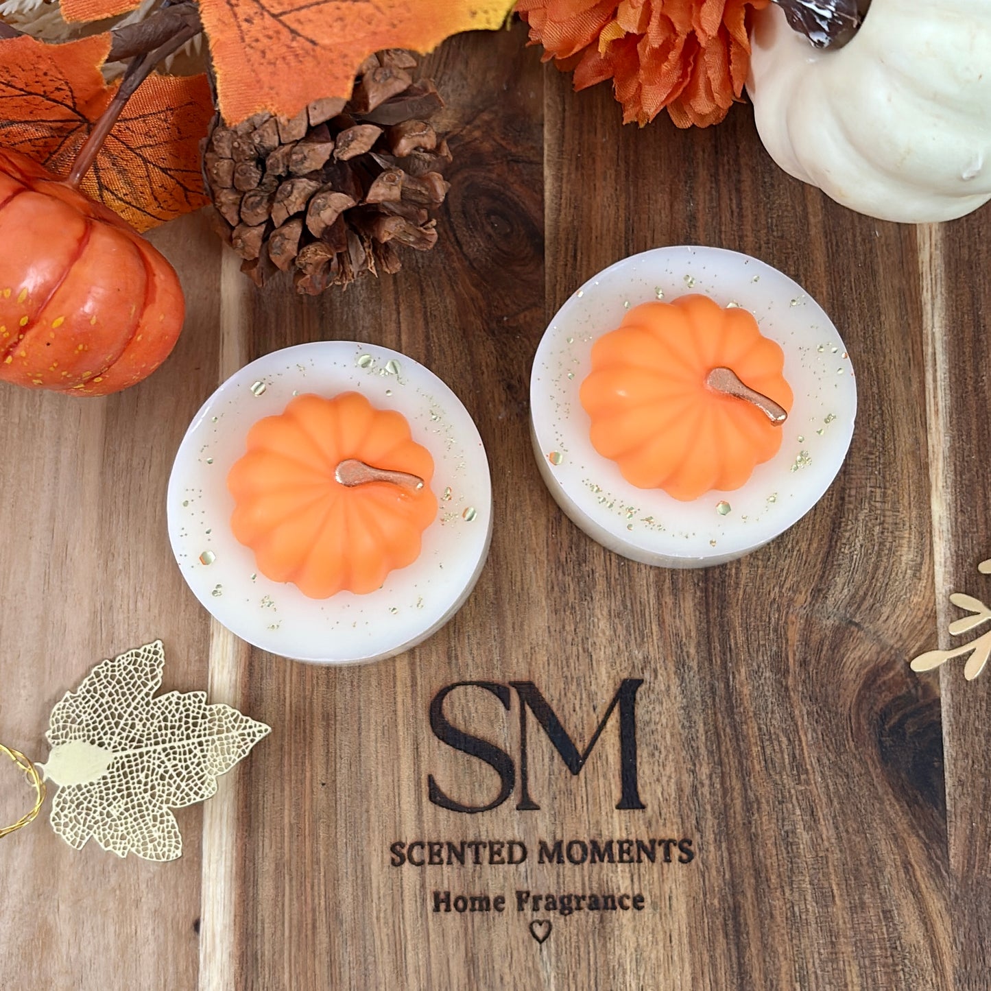 Pumpkin patch themed wax melt slab