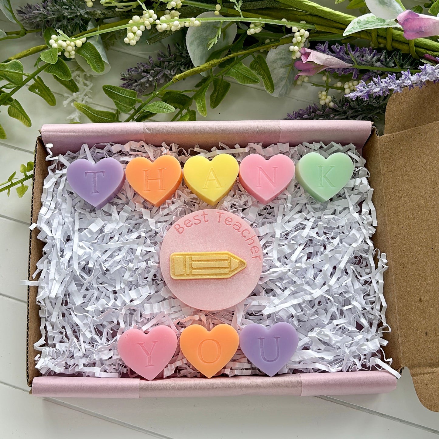 Teacher/Teaching Assistant Heart Wax Melt Gift Set
