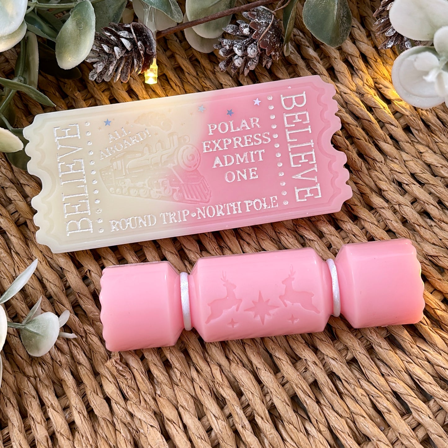 Polar Express Ticket & Christmas Cracker Set