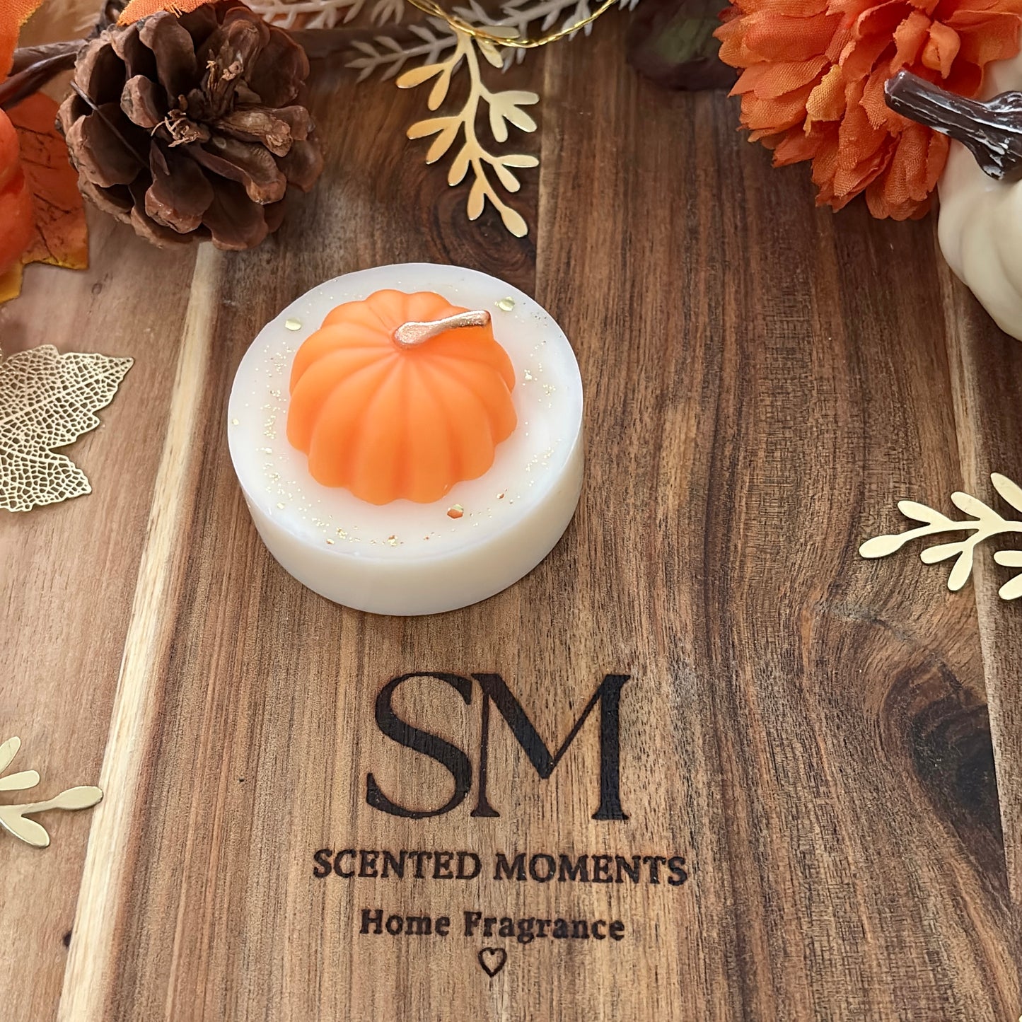 Pumpkin patch themed wax melt slab