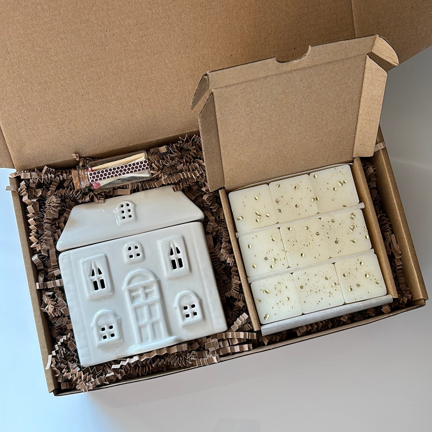 Wax Melt House Burner Gift Set