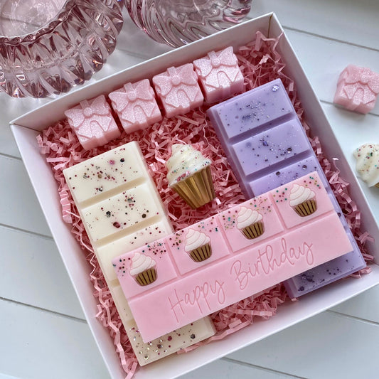 Personalised Happy Birthday Wax Melt Gift Set