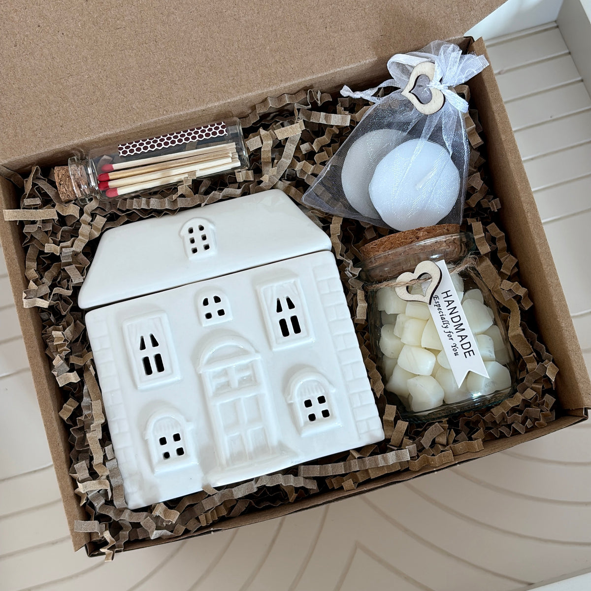 Wax Melt House Burner Gift Set