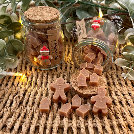 Gingerbread Glass Jar