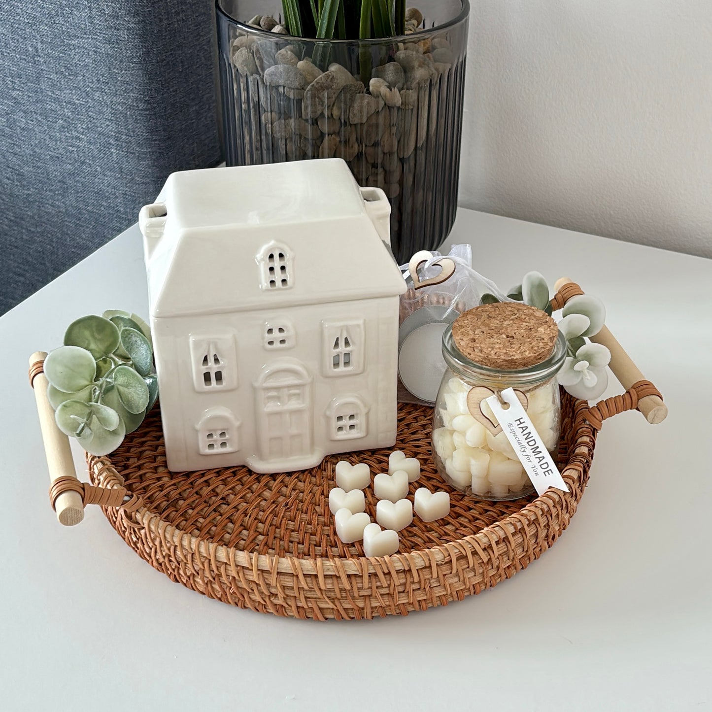 Wax Melt House Burner Gift Set