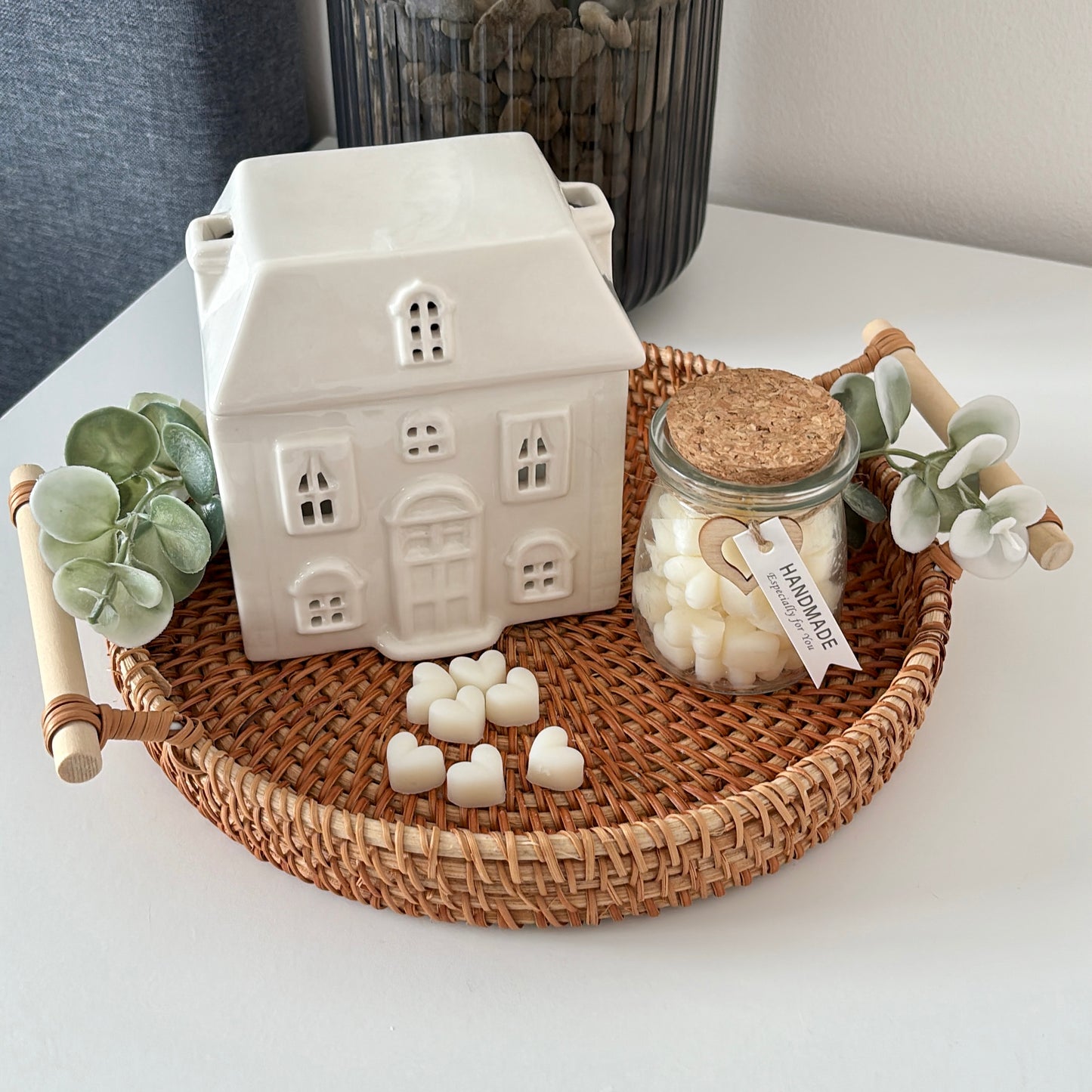 Wax Melt House Burner Gift Set