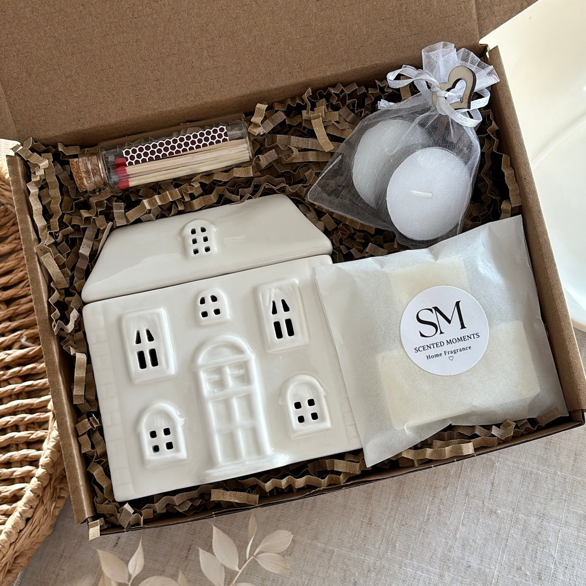Wax Melt House Burner Gift Set