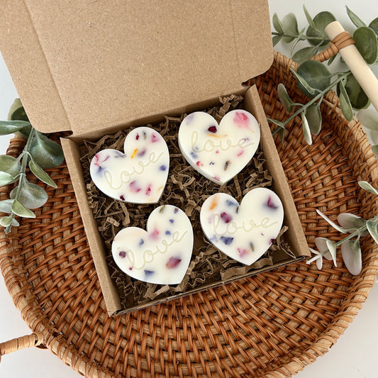 Botanical Wax Melts Hearts