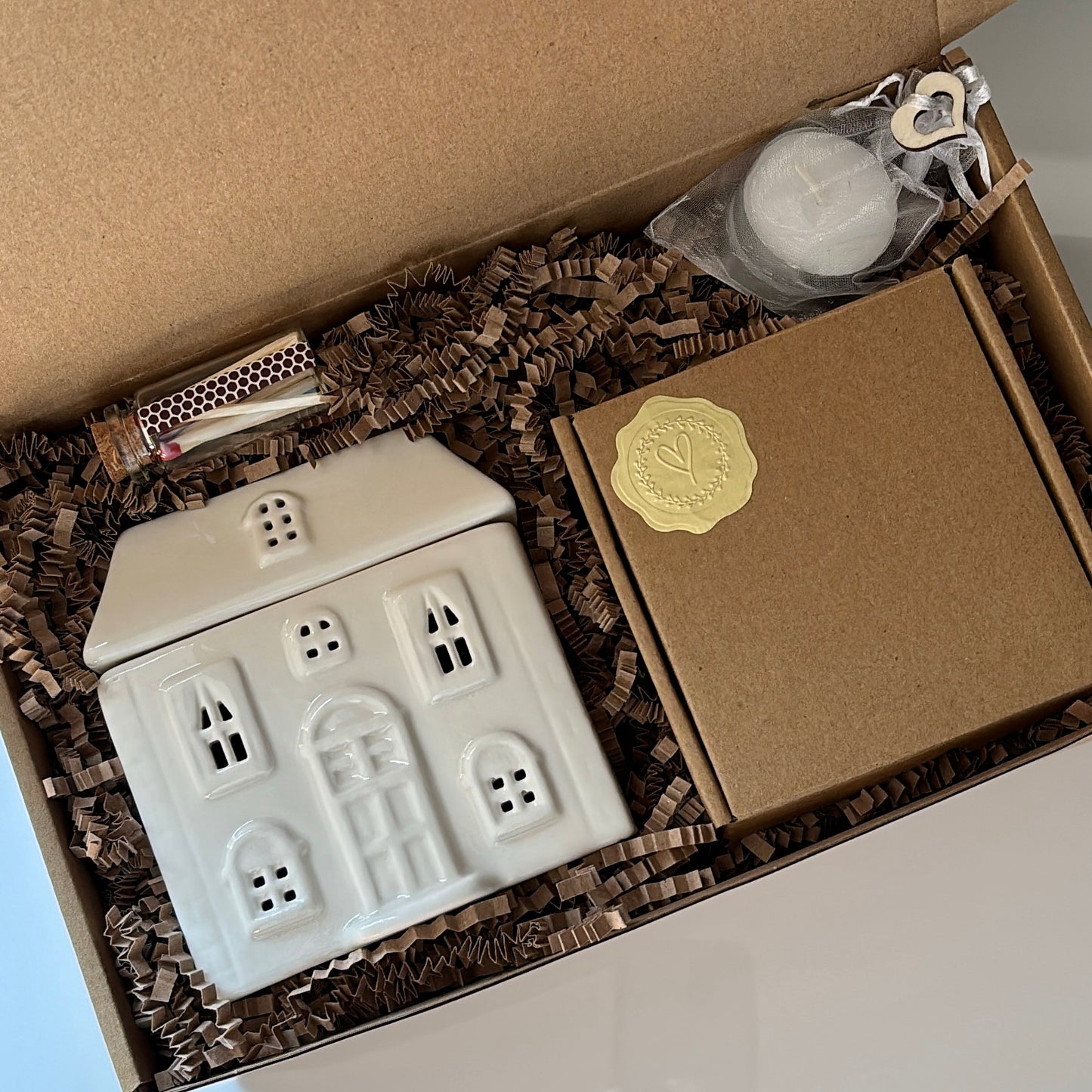Wax Melt House Burner Gift Set