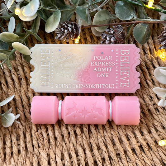 Polar Express Ticket & Christmas Cracker Set