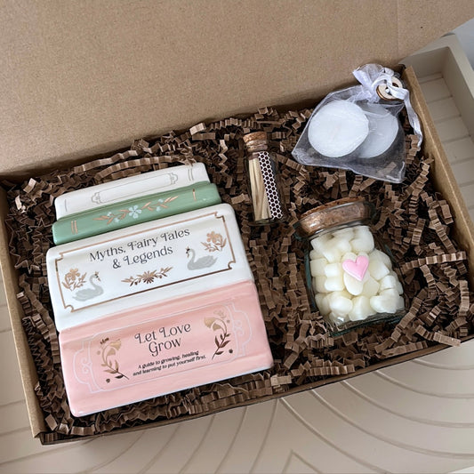 Ceramic Book Burner Wax Melt Gift Set