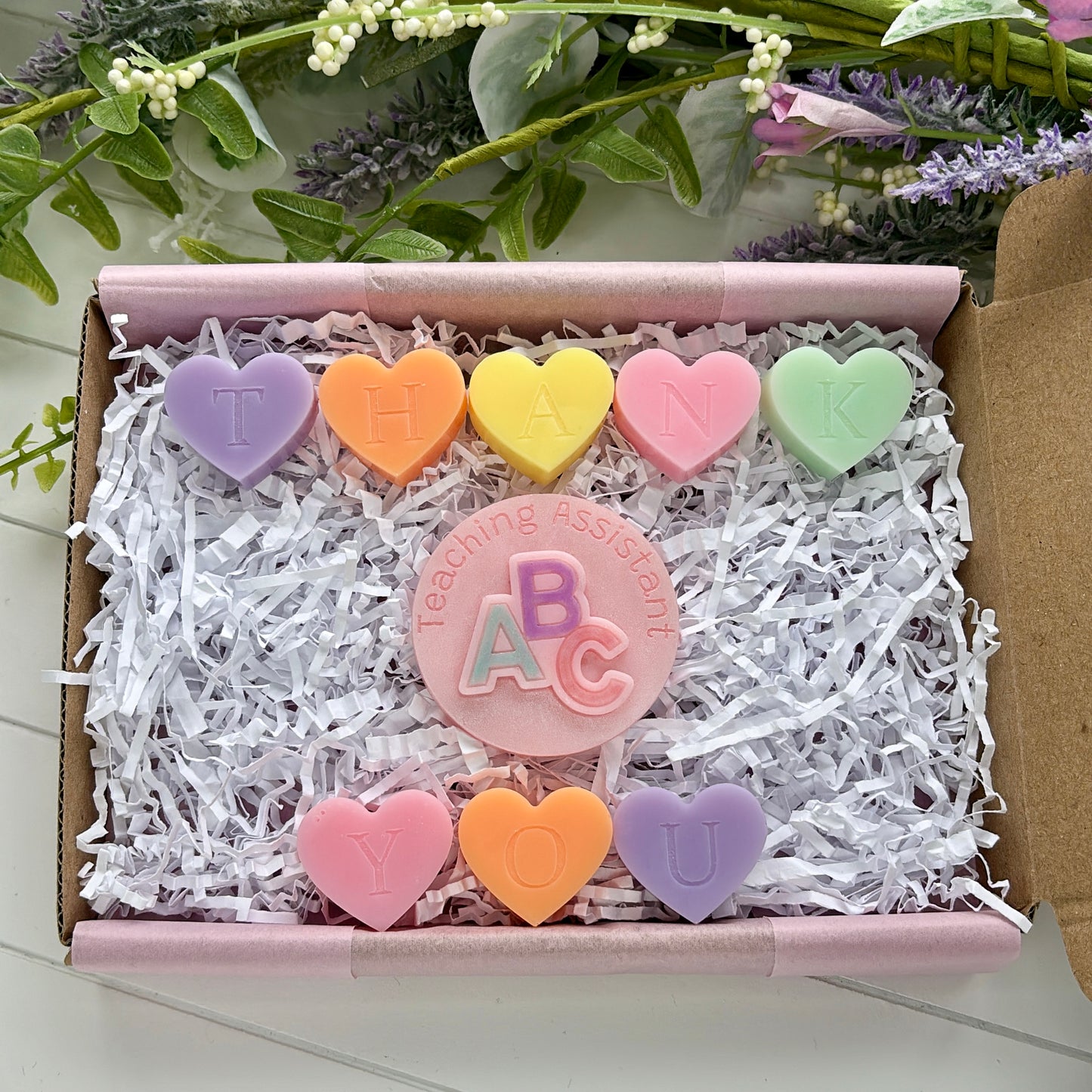Teacher/Teaching Assistant Heart Wax Melt Gift Set