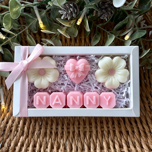 Nan, Nanny, Nanna Wax melt Gift Set