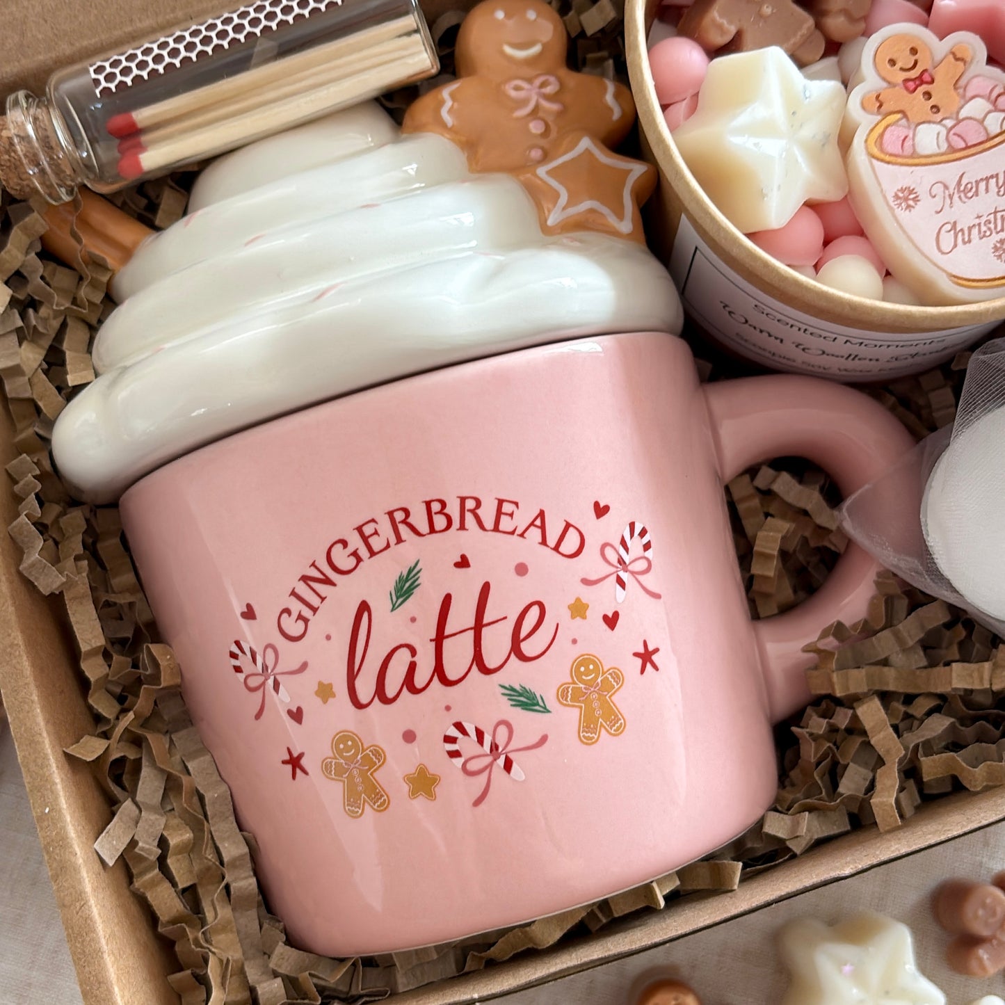 Gingerbread Latte Wax Melt Burner Gift Set