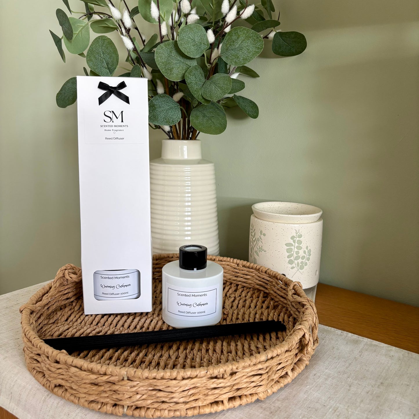 White Gloss Fibre Reed Diffuser