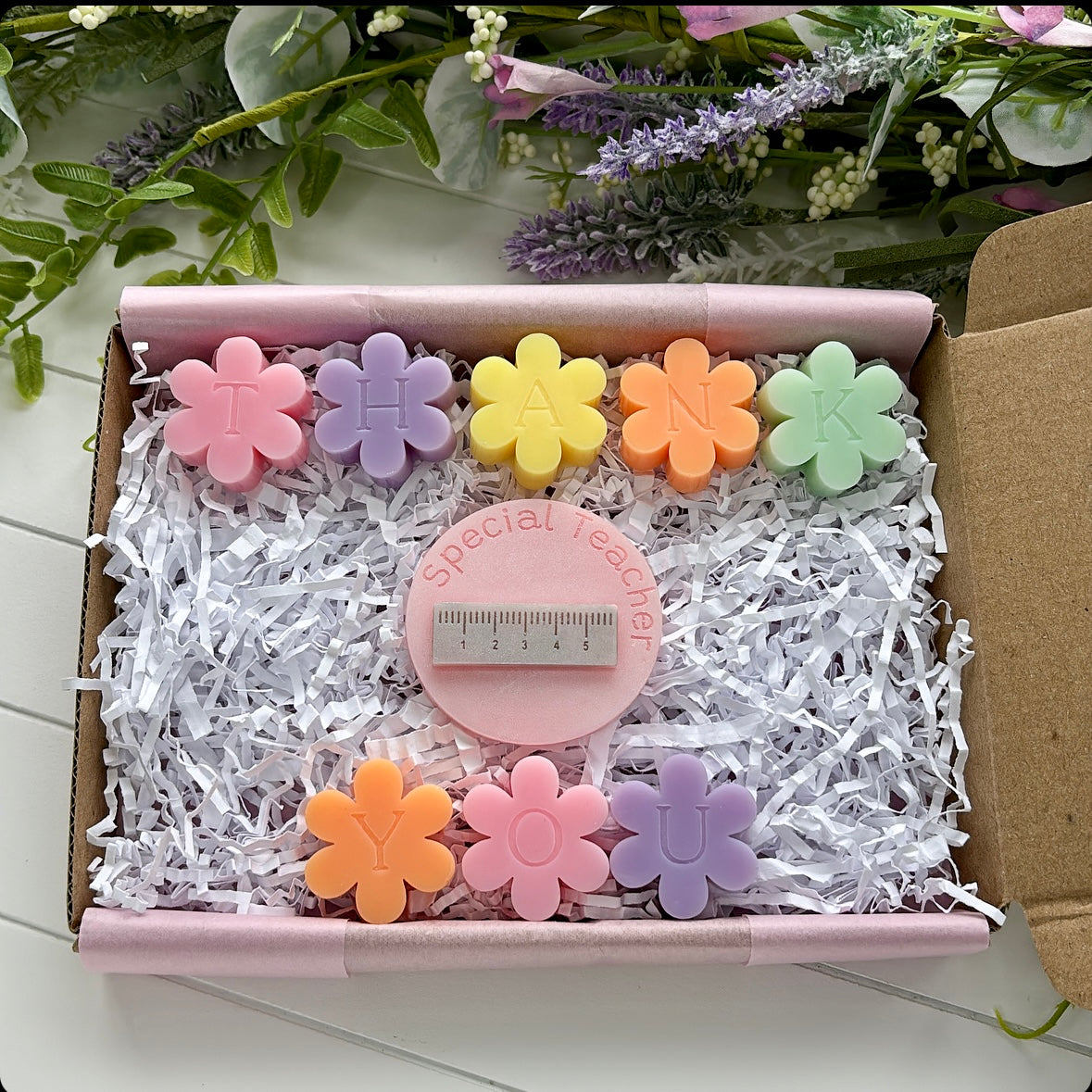 Teacher/Teaching Assistant Flower Wax Melt Gift Set