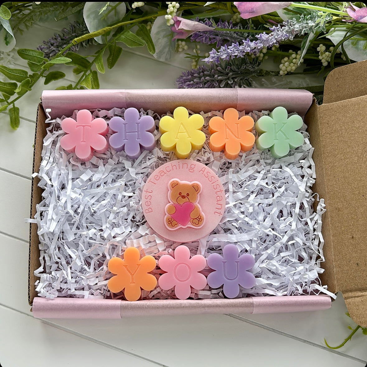 Teacher/Teaching Assistant Flower Wax Melt Gift Set