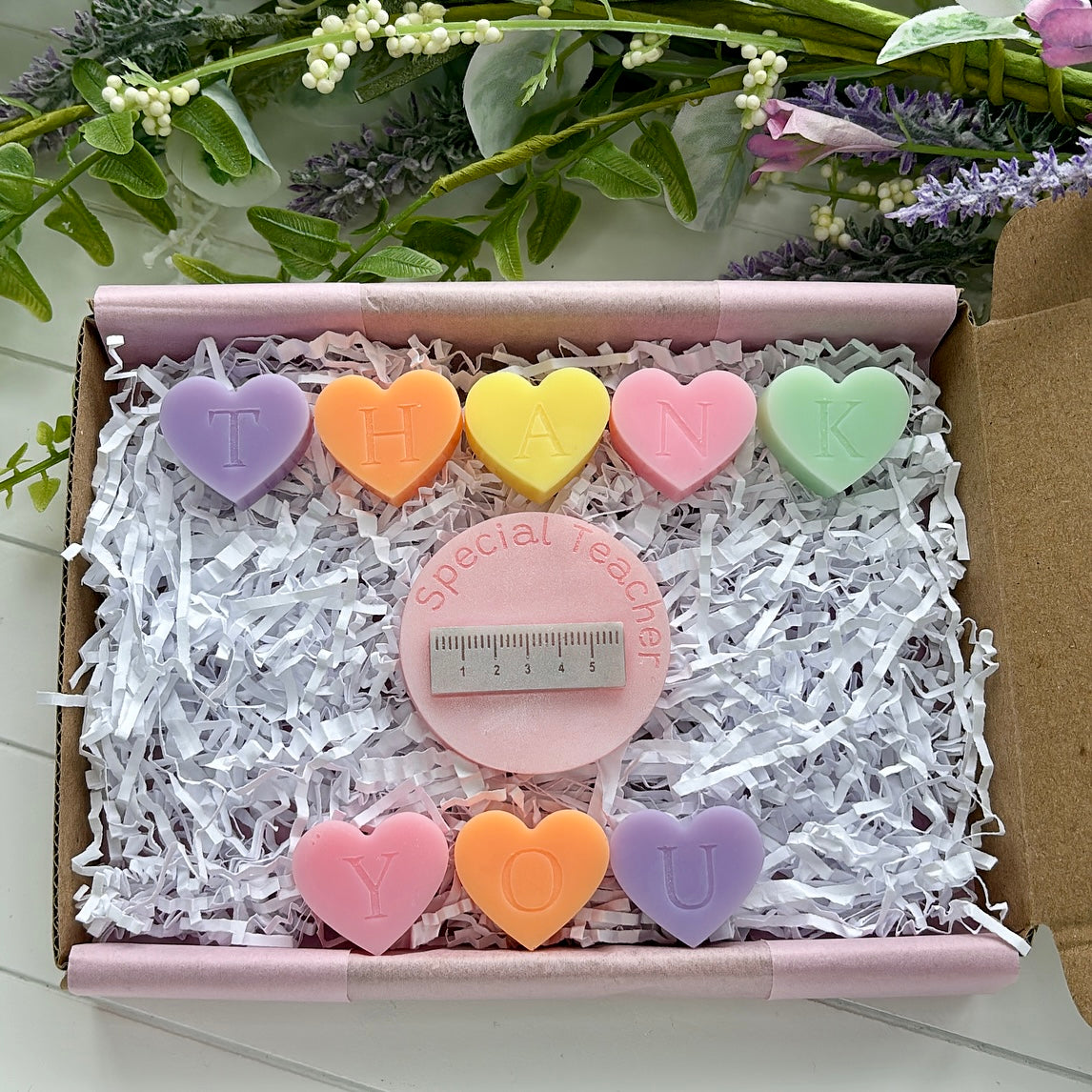 Teacher/Teaching Assistant Heart Wax Melt Gift Set