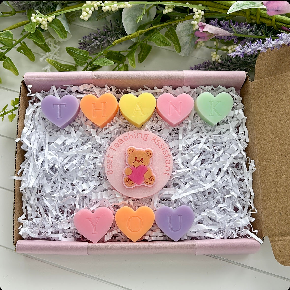 Teacher/Teaching Assistant Heart Wax Melt Gift Set