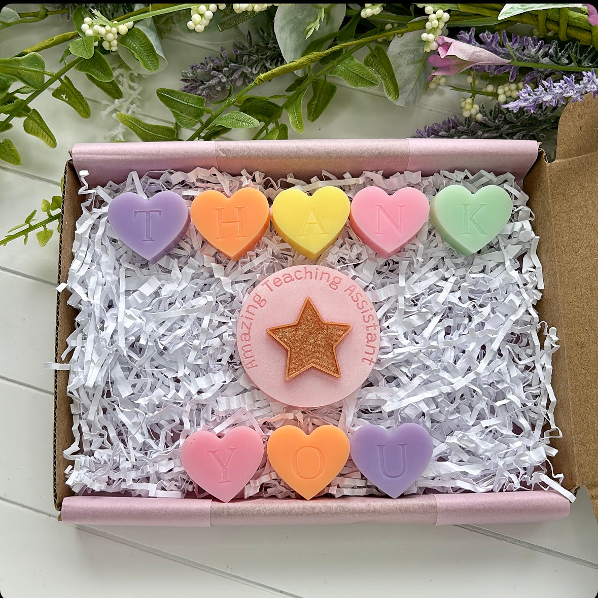 Teacher/Teaching Assistant Heart Wax Melt Gift Set
