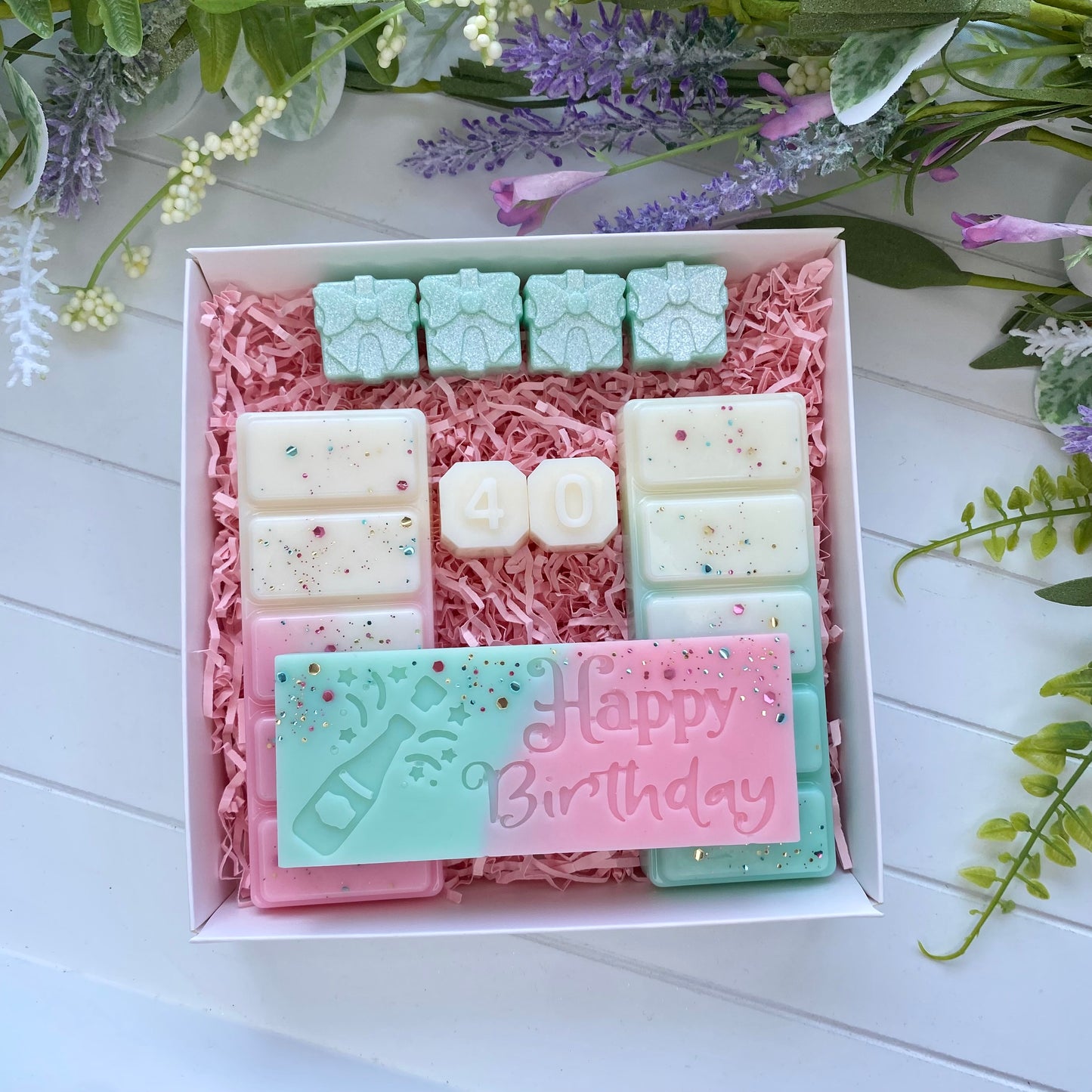 Personalised Happy Birthday Wax Melt Gift Set